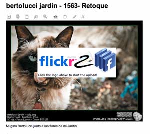 flickr facebook Javascript